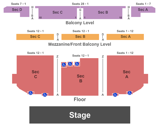 Stiefel Theatre For The Performing Arts Lady Antebellum Seating Chart